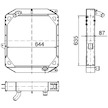 Chladič, chlazení motoru MAHLE ORIGINAL CR 1554 000P