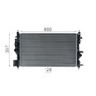 Chladič, chlazení motoru MAHLE ORIGINAL CR 1697 000P