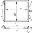 Chladič, chlazení motoru MAHLE ORIGINAL CR 370 000S