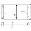 Chladič, chlazení motoru MAHLE ORIGINAL CR 408 000S