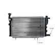 Chladič, chlazení motoru MAHLE ORIGINAL CR 428 000S