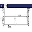 Chladič, chlazení motoru MAHLE ORIGINAL CR 476 000S