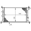 Chladič, chlazení motoru MAHLE ORIGINAL CR 636 000S