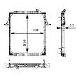 Chladič, chlazení motoru MAHLE ORIGINAL CR 709 000P