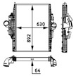 Chladič turba MAHLE ORIGINAL CI 116 000P