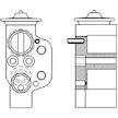 Expanzní ventil, klimatizace MAHLE ORIGINAL AVE 115 000P
