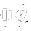 generátor MAHLE ORIGINAL 11204424