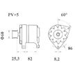 generátor MAHLE ORIGINAL MG 101
