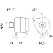 generátor MAHLE ORIGINAL MG 1069