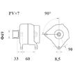 generátor MAHLE ORIGINAL MG 1074