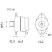 generátor MAHLE ORIGINAL MG 1079