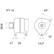 generátor MAHLE ORIGINAL MG 1088