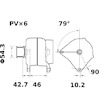 generátor MAHLE ORIGINAL MG 11