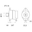 generátor MAHLE ORIGINAL MG 1100