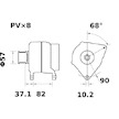 generátor MAHLE ORIGINAL MG 132