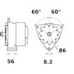 generátor MAHLE ORIGINAL MG 203