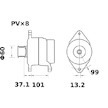 generátor MAHLE ORIGINAL MG 225