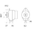 generátor MAHLE ORIGINAL MG 251