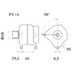 generátor MAHLE ORIGINAL MG 291