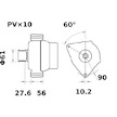 generátor MAHLE ORIGINAL MG 30