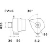 generátor MAHLE ORIGINAL MG 305