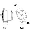 generátor MAHLE ORIGINAL MG 314