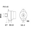 generátor MAHLE ORIGINAL MG 327