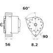 generátor MAHLE ORIGINAL MG 384