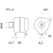 generátor MAHLE ORIGINAL MG 390