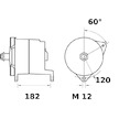 generátor MAHLE ORIGINAL MG 392