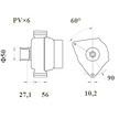 generátor MAHLE ORIGINAL MG 398