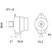 generátor MAHLE ORIGINAL MG 414