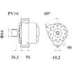 generátor MAHLE ORIGINAL MG 421