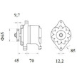 generátor MAHLE ORIGINAL MG 423