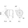 generátor MAHLE ORIGINAL MG 426