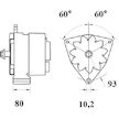 generátor MAHLE ORIGINAL MG 460
