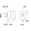 generátor MAHLE ORIGINAL MG 481