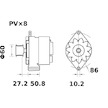 generátor MAHLE ORIGINAL MG 482