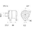 generátor MAHLE ORIGINAL MG 526
