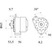 generátor MAHLE ORIGINAL MG 533