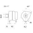 generátor MAHLE ORIGINAL MG 552