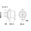 generátor MAHLE ORIGINAL MG 580