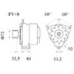 generátor MAHLE ORIGINAL MG 586