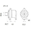 generátor MAHLE ORIGINAL MG 601
