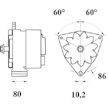 generátor MAHLE ORIGINAL MG 658