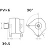 generátor MAHLE ORIGINAL MG 664