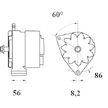 generátor MAHLE ORIGINAL MG 718
