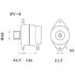 generátor MAHLE ORIGINAL MG 801
