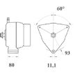 generátor MAHLE ORIGINAL MG 807