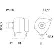 generátor MAHLE ORIGINAL MG 813